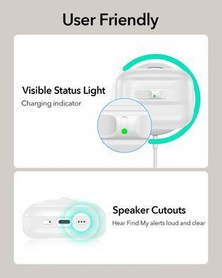 Чехол ESR Pulse FlickLock Case with MagSafe для AirPods Pro 3 - White