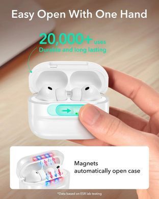 Чехол ESR Pulse FlickLock Case with MagSafe для AirPods Pro 3 - White