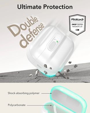 Чехол ESR Pulse FlickLock Case with MagSafe для AirPods Pro 3 - White