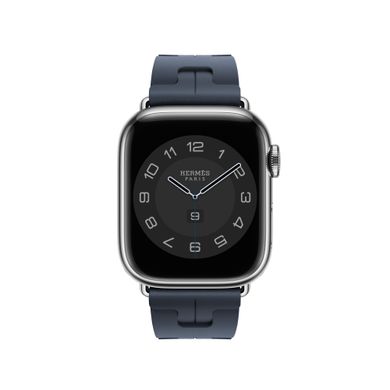 Ремешок Apple Watch Hermès - 41mm Navy Kilim Single Tour (MTHU3)