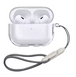 Чехол полиуретановый со шнурком для AirPods Pro 3 - Прозрачный