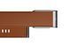 Ремешок Whoop LeatherLuxe Straight Band | Chestnut/Cream with Titanium L/XL для Whoop 5.0 One/Peak/MG Life