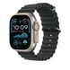 Удлинитель для ремешка Apple Ocean Band Extension - Natural Titanium Finish 49mm - Black (MXTM3)