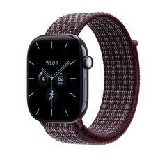 Ремінець Apple 46mm Burgundy Plaid Sport Loop (MK874)