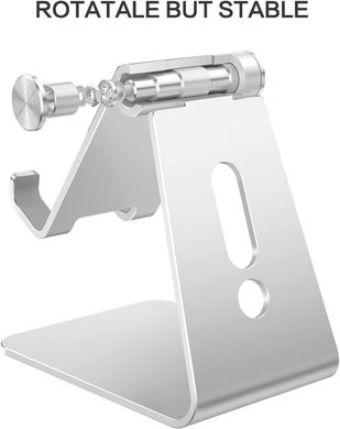 Подставка алюминиевая для iPhone - Серебристая