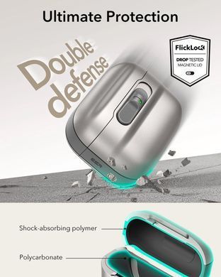 Чохол ESR Pulse FlickLock Case with MagSafe для AirPods Pro 3 - Titanium