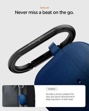Чехол Spigen Vault for AirPods Pro 3 Case Secure Lock Magnets Embedded - Navy Blue