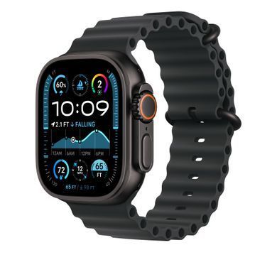 Подовжувач для ремінця Apple Ocean Band Extension - Black Titanium Finish 49mm - Black (MYPF3)