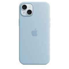 Чехол Apple iPhone 15 Plus Silicone Case with MagSafe - Light Blue (MWNH3)