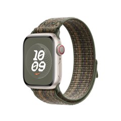 Ремешок Apple Nike Sport Loop Watch 41mm Sequoia/Orange (MTL33)