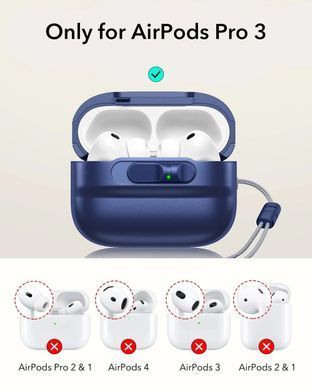 Чехол ESR Pulse FlickLock Case with MagSafe для AirPods Pro 3 - Dark Blue