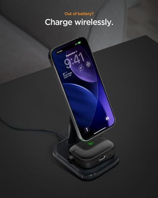 Чохол Spigen Classic Fit for AirPods Pro 3 Case Premium Fabric Cover with Carabiner - Black