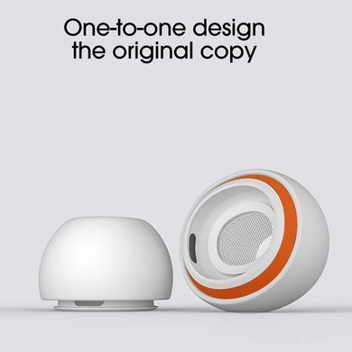 Комбинированные (силикон+пена) амбушюры для AirPods Pro - Размер M