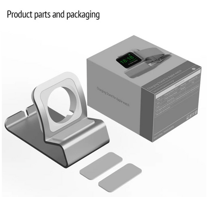 Підставка алюмінієва для зарядки Apple Watch - Космічно сіра