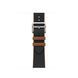 Ремінець Apple Watch Herm&egrave;s - 41mm Noir/Gold Twill Jump Single Tour (MTHE3)