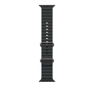 Ремінець Apple 49mm Black Ocean&nbsp;Band - Natural Titanium Finish (MXTL3)