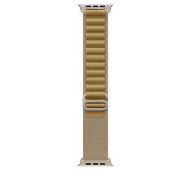 Ремінець Apple 49mm Tan Alpine&nbsp;Loop -&nbsp;Medium - Natural Titanium Finish (MXN23)