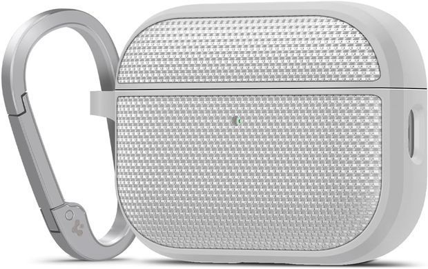 Чехол Spigen Classic Fit for AirPods Pro 3 Case Premium Fabric Cover with Carabiner - Heather Gray