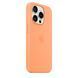 Чехол Apple iPhone 15 Pro Silicone Case with MagSafe - Orange Sorbet (MT1H3)