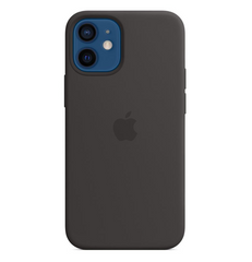 Чехол Apple iPhone 12 mini Silicone Case with MagSafe - Black (MHKX3)