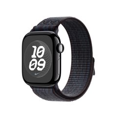 Ремінець Apple Nike Sport Loop Watch 42mm Black/Blue (MYJA3)