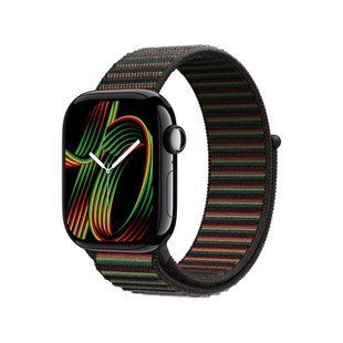 Ремінець Apple 42mm Black Unity Sport Loop - Unity Rhythm (MDF44)