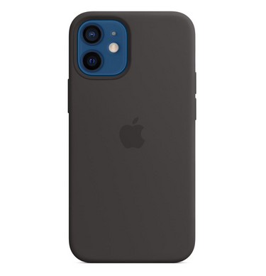 Чехол Apple iPhone 12 mini Silicone Case with MagSafe - Black (MHKX3)