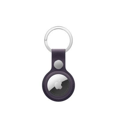 Чохол Apple AirTag FineWoven Key Ring – Midnight Purple (MGG04)