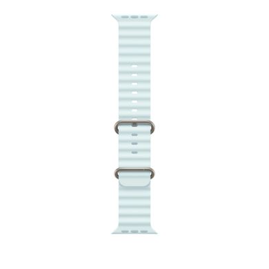 Ремешок Apple 49mm Ice Blue Ocean Band - Natural Titanium Finish (MXTF3)