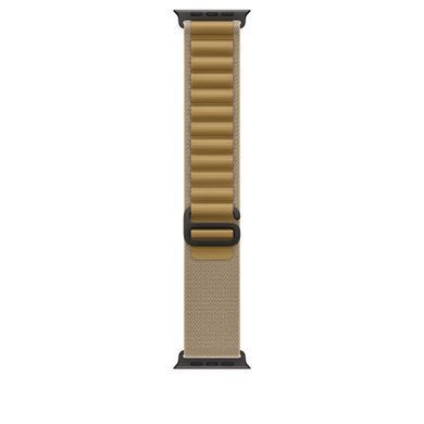 Ремінець Apple 49mm Tan Alpine&nbsp;Loop -&nbsp;Medium - Black Titanium Finish (MYQ13)