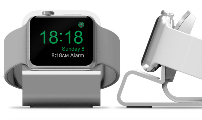Підставка алюмінієва для зарядки Apple Watch - Чорна