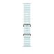 Ремінець Apple 49mm Ice Blue Ocean Band - Natural Titanium Finish (MXTF3)