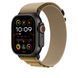 Ремінець Apple 49mm Tan Alpine&nbsp;Loop -&nbsp;Medium - Black Titanium Finish (MYQ13)