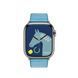 Ремешок Apple Watch Herm&egrave;s - 41mm Bleu C&eacute;leste/Bleu Jean Twill Jump Single Tour (MWP63)