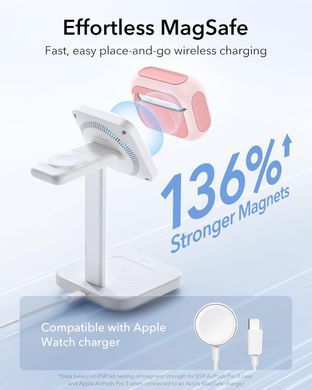 Чохол ESR Orbit Hybrid Case (HaloLock) with MagSafe для AirPods Pro 3 - Pink