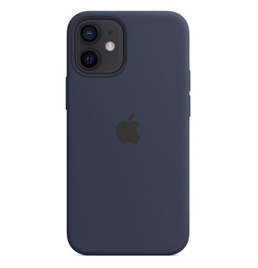 Чехол Apple iPhone 12 mini Silicone Case with MagSafe - Deep Navy (MHKU3)