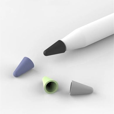 Колпачок силиконовый для наконечника Apple Pencil (8 шт) - Белый