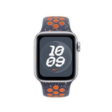 Ремешок Apple Blue&nbsp;Flame Nike Sport Band Watch 42mm - S/M (MYJW3)