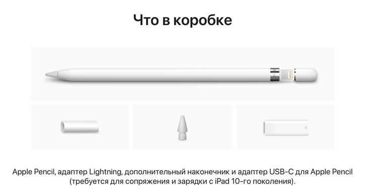 Стілус Apple Pencil 1 (MQLY3)