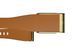Ремешок Whoop LeatherLuxe Tapered Band | Camel with Gold S/M для Whoop 5.0 One/Peak/MG Life