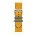 Ремешок Apple Watch Herm&egrave;s - 45mm Jaune d'Or/Bleu Jean Twill Jump Single Tour (MWQY3)