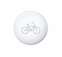 Пошуковий брелок Apple AirTag (MX532) No-box (велосипед), Білий