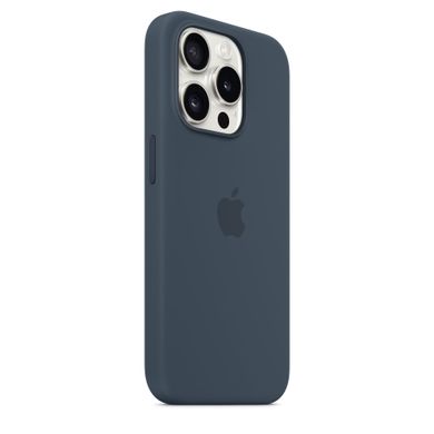 Чехол Apple iPhone 15 Pro Silicone Case with MagSafe - Storm Blue (MT1D3)