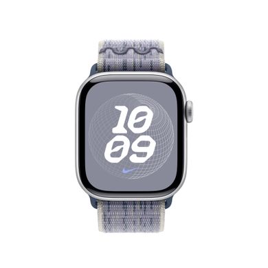 Ремешок Apple Nike Sport Loop Watch 42mm Grey/Blue (MXTX3)