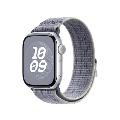 Ремешок Apple Nike Sport Loop Watch 42mm Grey/Blue (MXTX3)