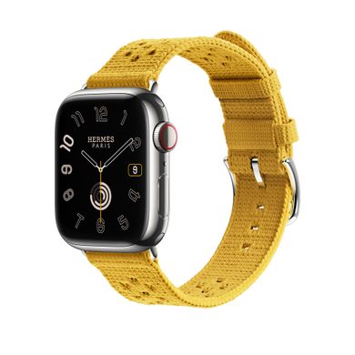 Ремешок Apple Watch Hermès Jaune de Naples Tricot Single Tour - 41mm (MWP73)