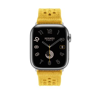 Ремешок Apple Watch Hermès Jaune de Naples Tricot Single Tour - 41mm (MWP73)