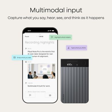Цифровой диктофон PLAUD Note Pro - Black (PN0300-BL)