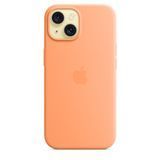 Чехол Apple iPhone 15 Silicone Case with MagSafe - Orange&nbsp;Sorbet (MT0W3)