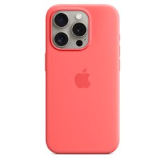 Чохол Apple iPhone 15 Pro Silicone Case with MagSafe - Guava (MT1G3)